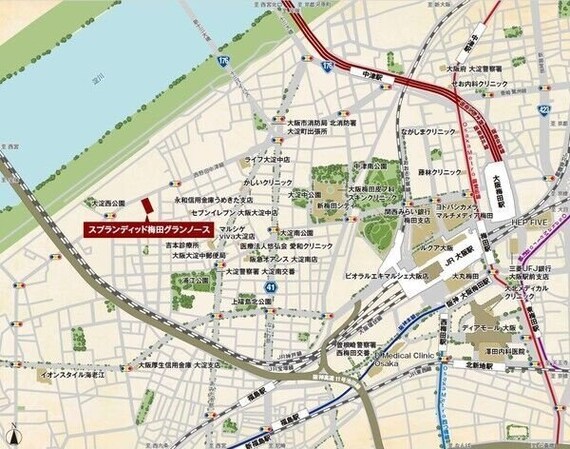 スプランディッド梅田グランノースの物件内観写真